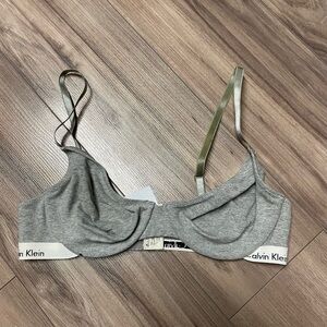 Calvin Klein Heather Gray Women's Bra